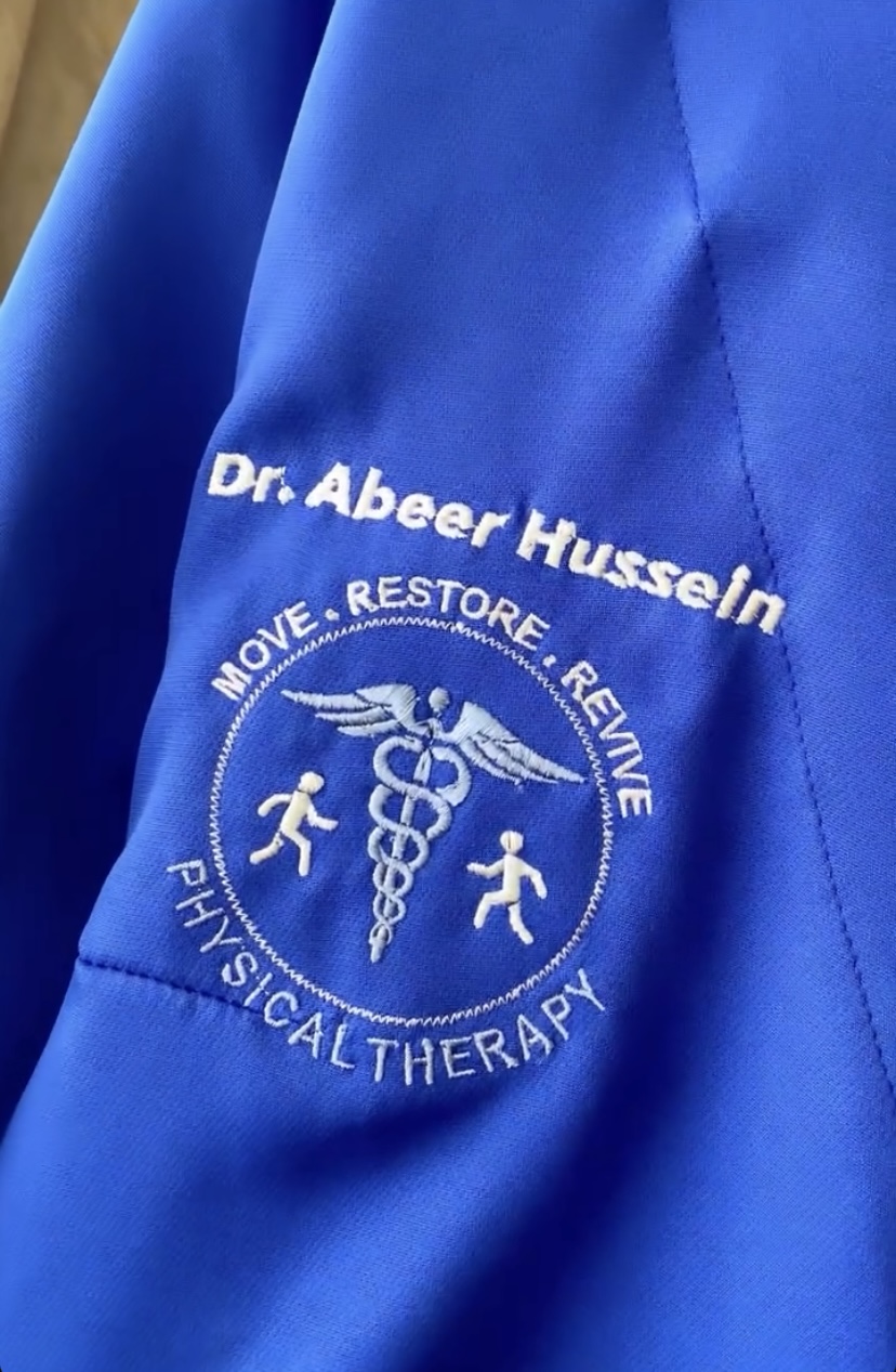 Physical Therapy Scrub Embroidery