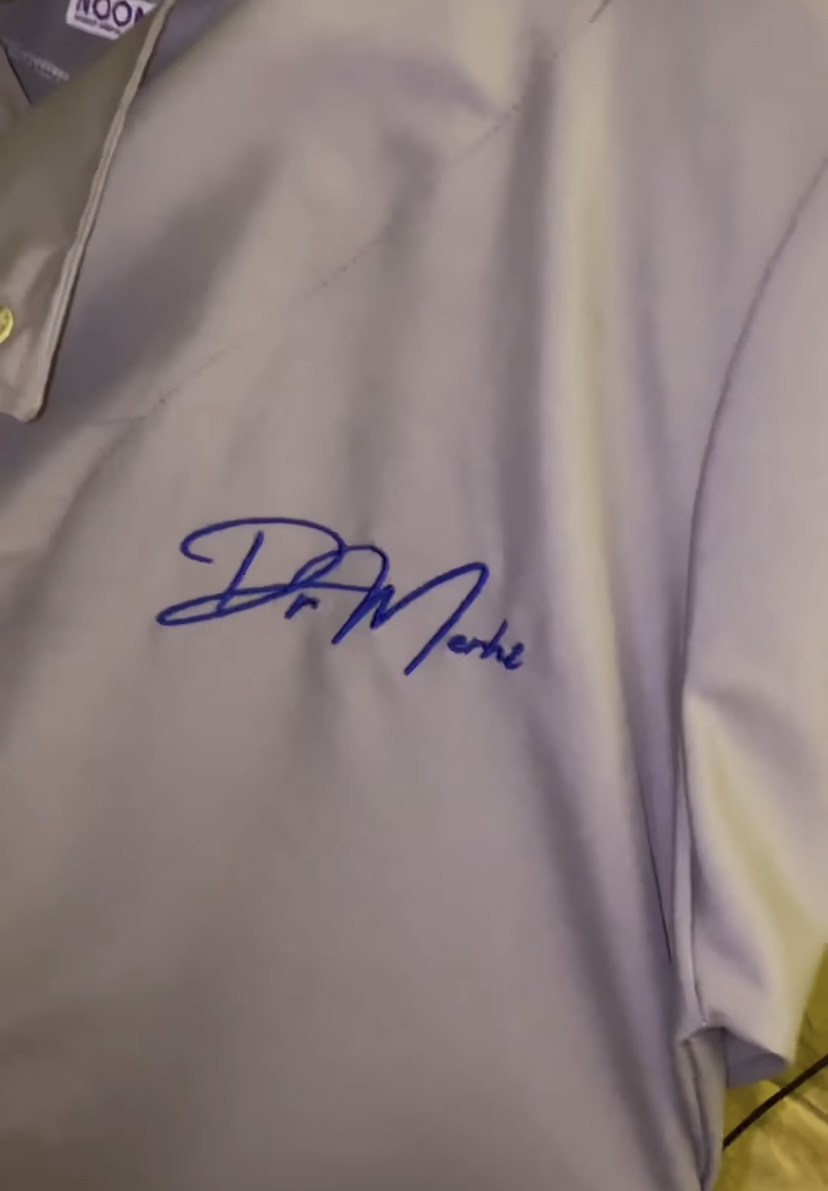 Italic Scrub Embroidery