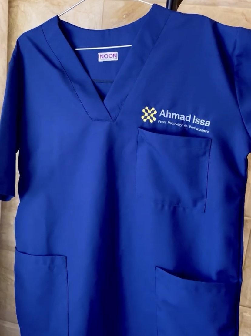 Custom Name Scrub Embroidery