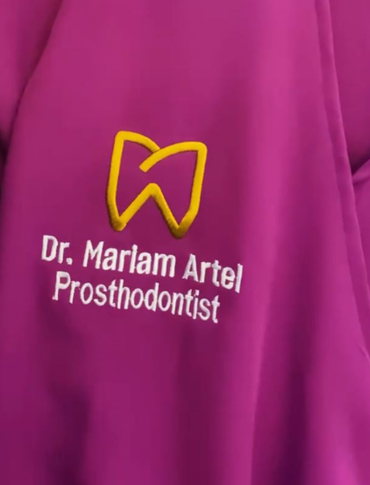 Dental Scrub Embroidery