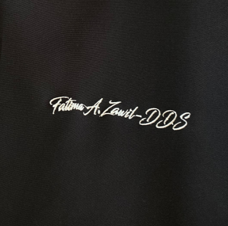 Italic Scrub Embroidery