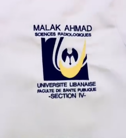 Sciences Radiologiques Lab Coat Embroidery