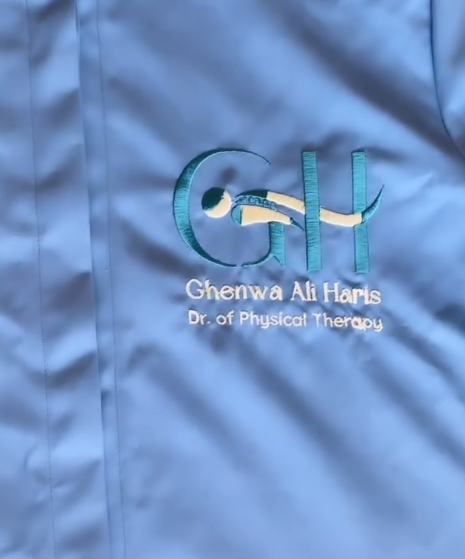 Physical Therapy Scrub Embroidery
