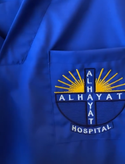 Custom Hospital Scrub Embroidery