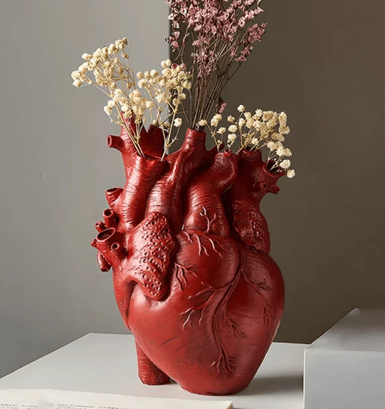 Heart Anatomy Vase