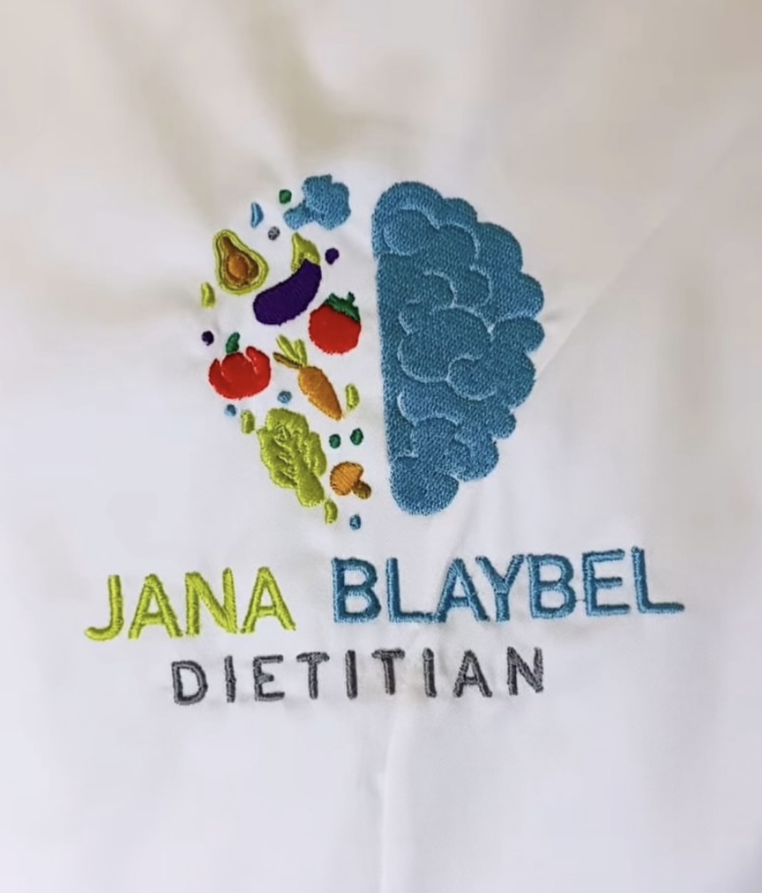 Dietitian Lab Coat Embroidery